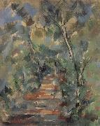 Paul Cezanne Forest scene china oil painting reproduction